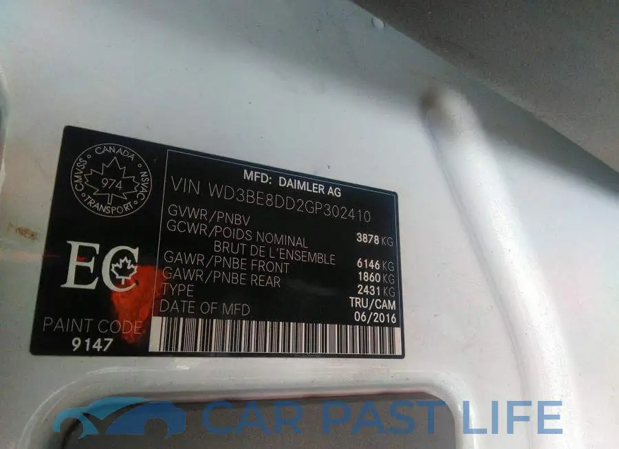 WD3BE8DD2GP302410# 9