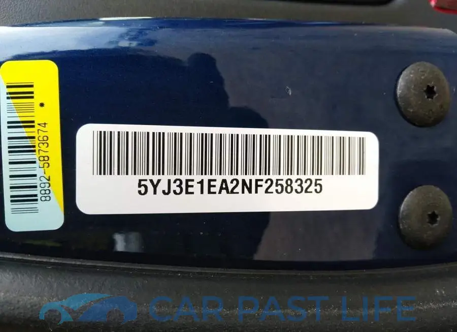 5YJ3E1EA2NF258325# 9