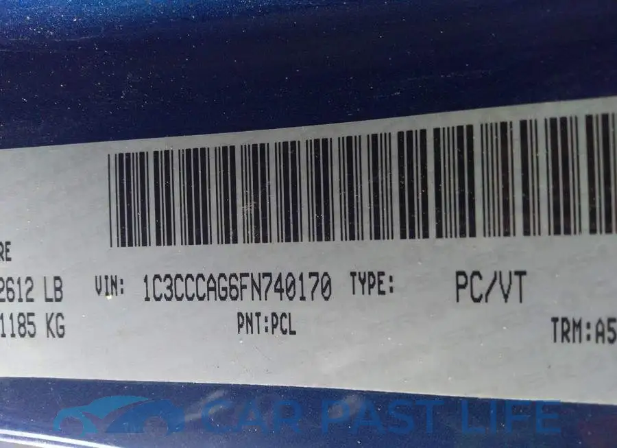 1C3CCCAG6FN740170# 9