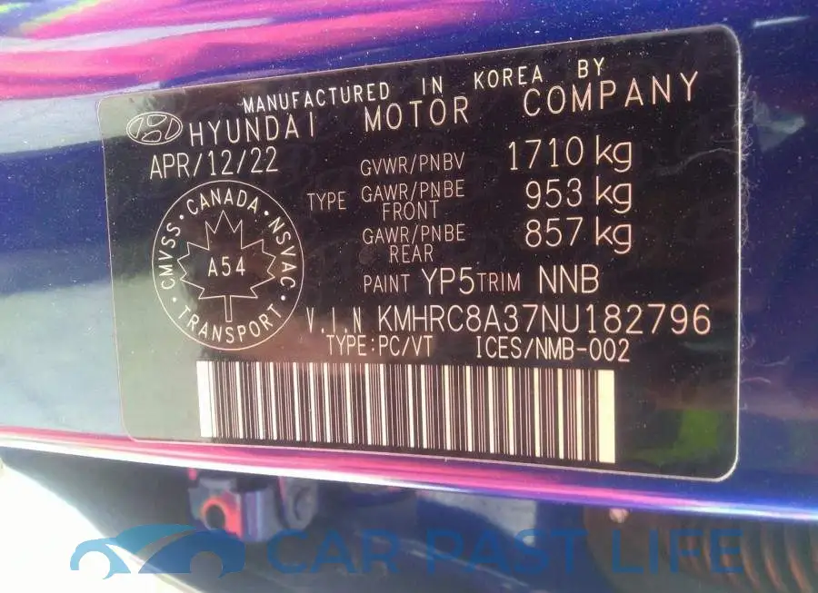 KMHRC8A37NU182796# 9