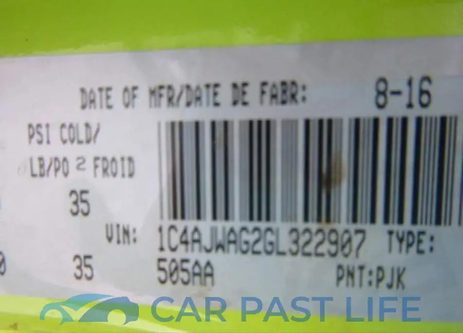 1C4AJWAG2GL322907# 9