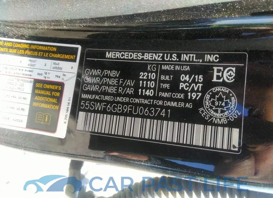 55SWF6GB9FU063741# 9
