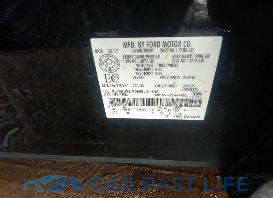 2LMPJ8LP5HBL31198# 9