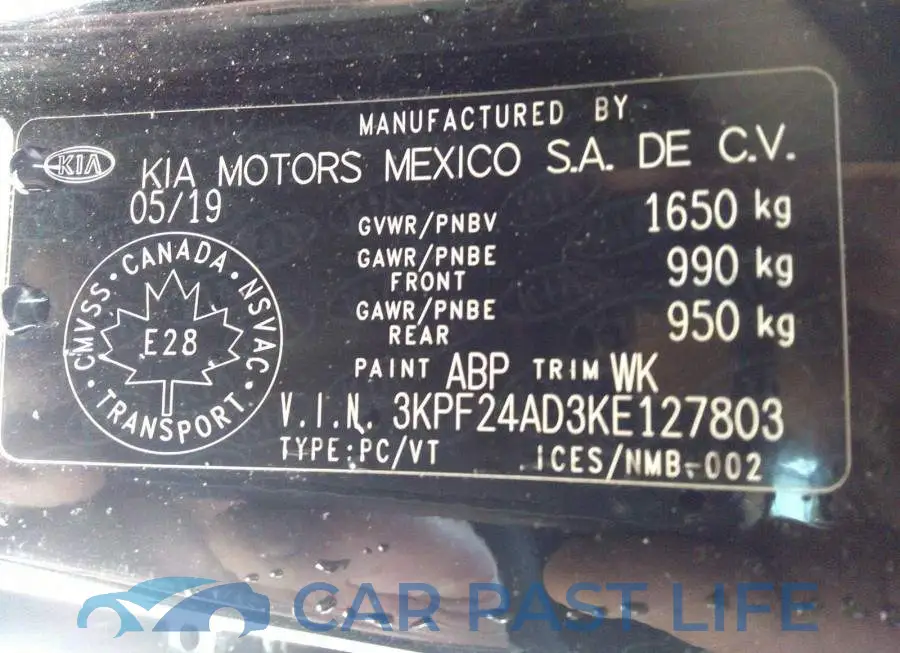 3KPF24AD3KE127803# 9