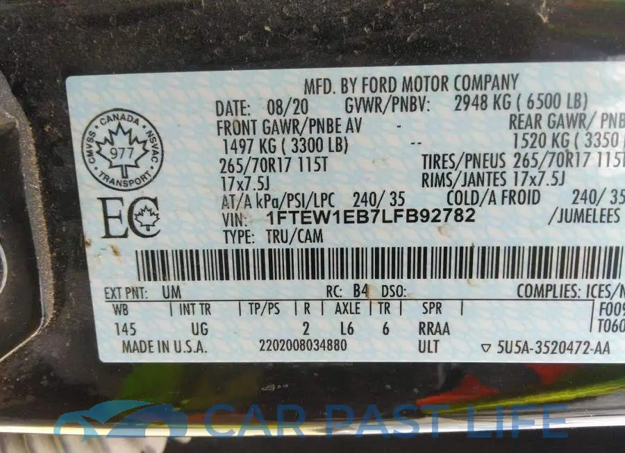 1FTEW1EB7LFB92782# 9