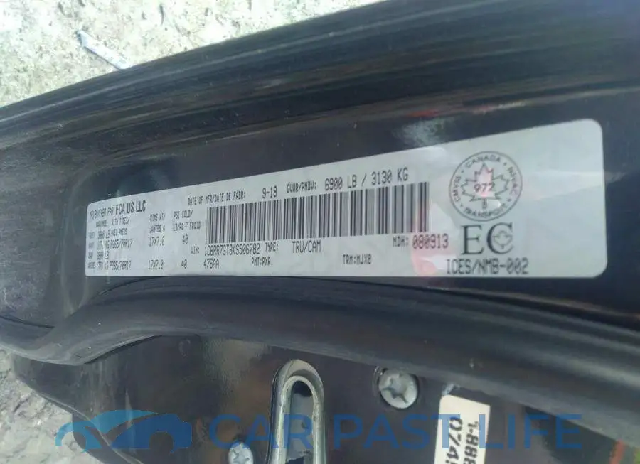 1C6RR7GT3KS506782# 9