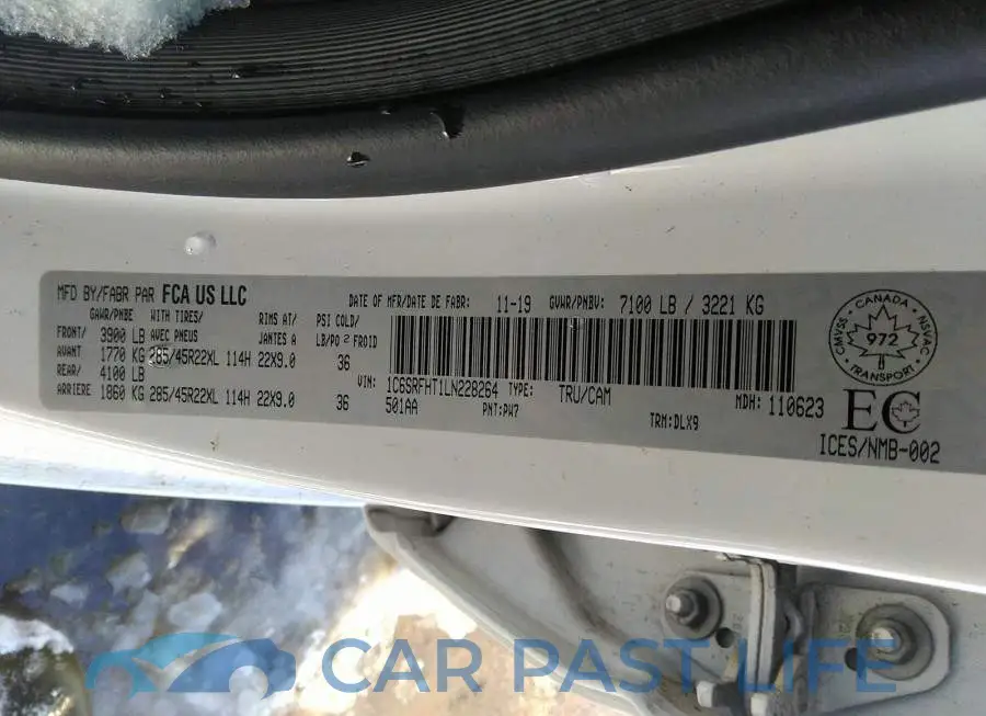 1C6SRFHT1LN228264# 9