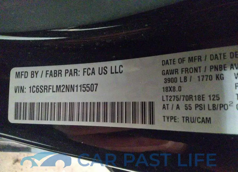 1C6SRFLM2NN115507# 9