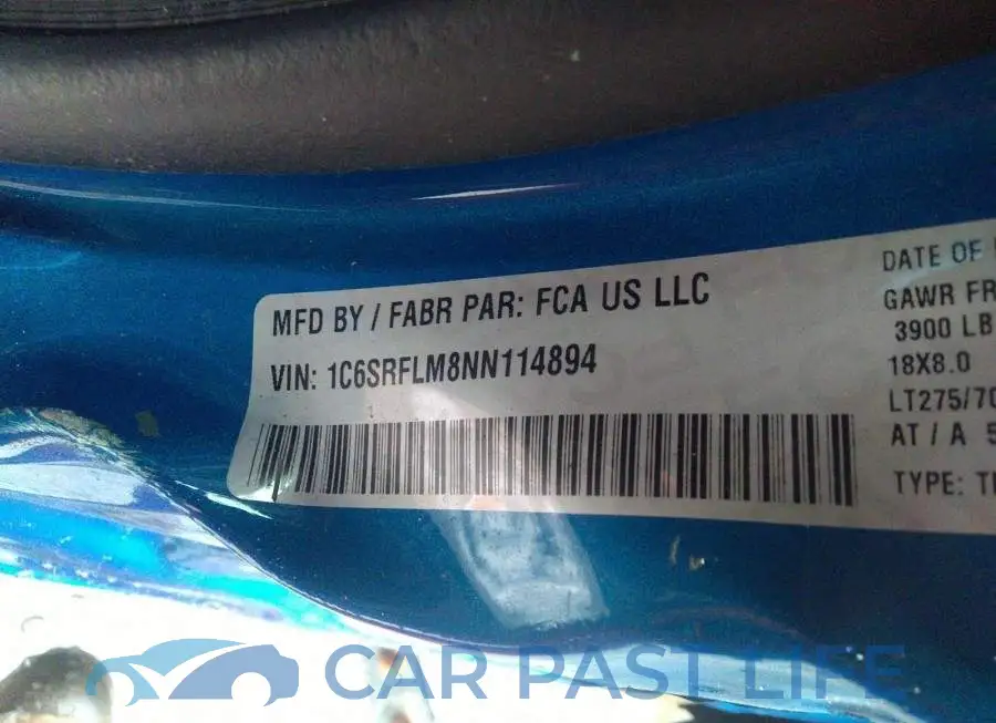1C6SRFLM8NN114894# 9