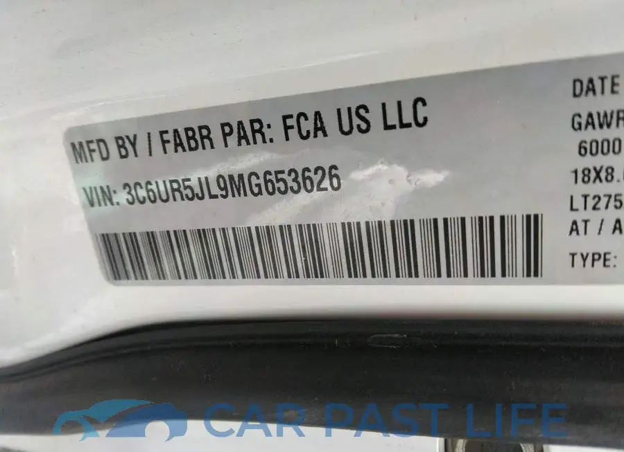 3C6UR5JL9MG653626# 9
