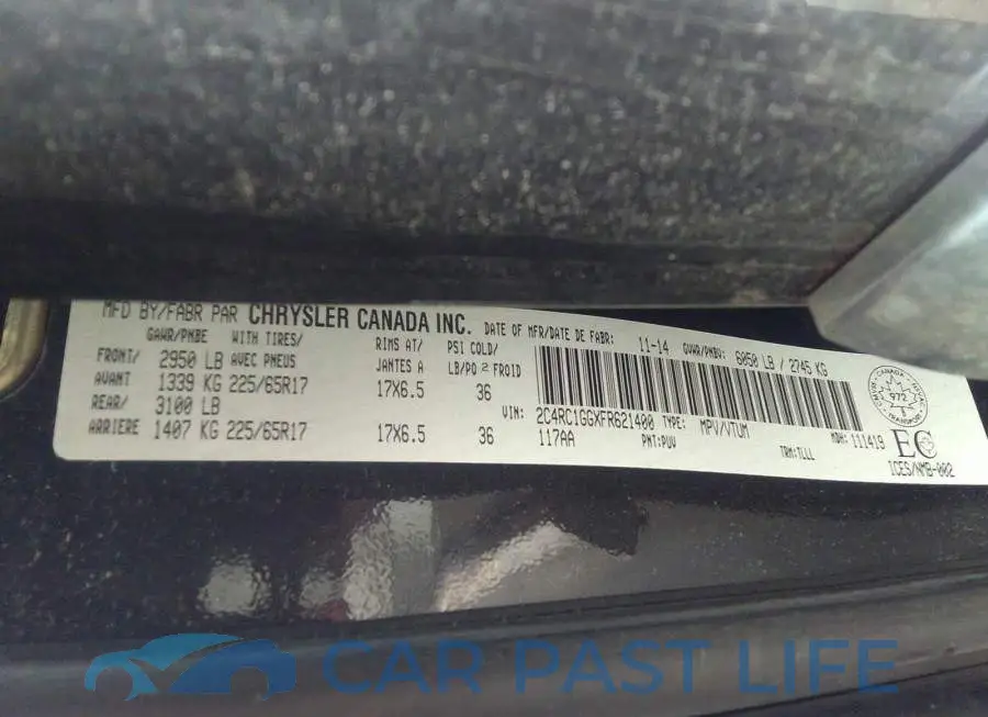 2C4RC1GGXFR621400# 9