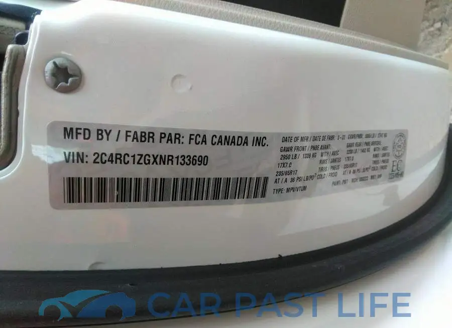 2C4RC1ZGXNR133690# 9