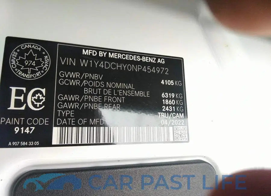 W1Y4DCHY0NP454972# 9