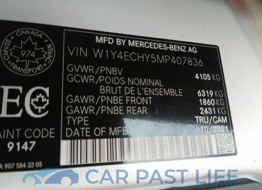 W1Y4ECHY5MP407836# 9