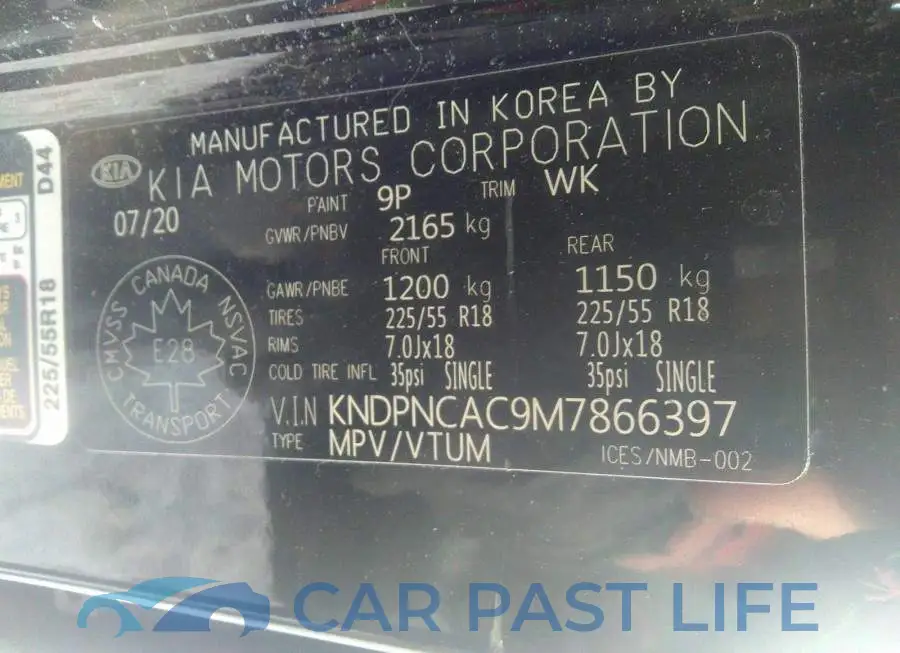 KNDPNCAC9M7866397# 9