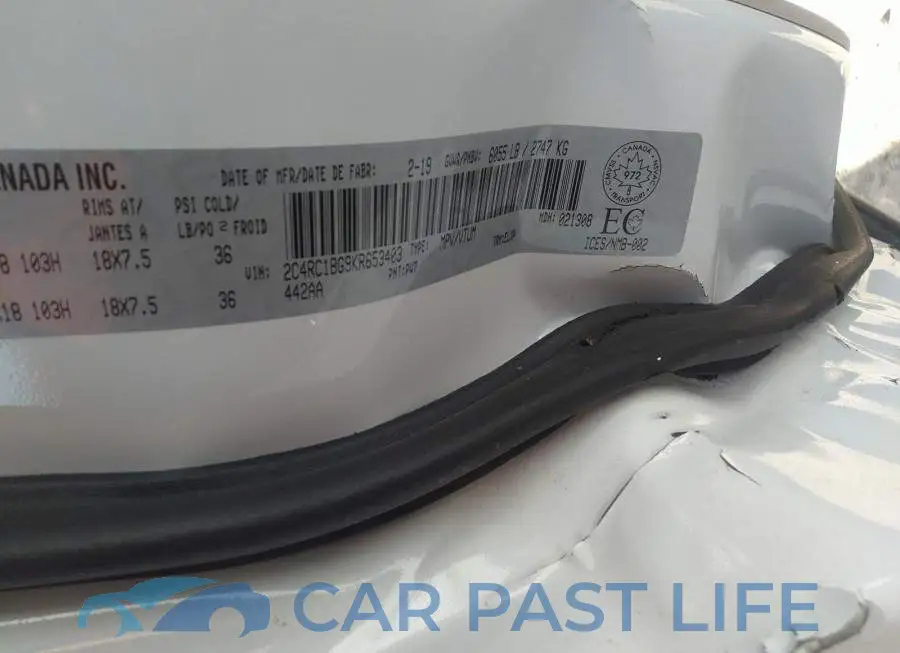 2C4RC1BG9KR653403# 9