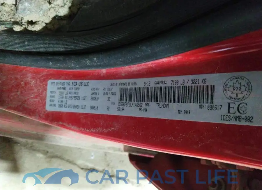 1C6SRFBT3LN146562# 9