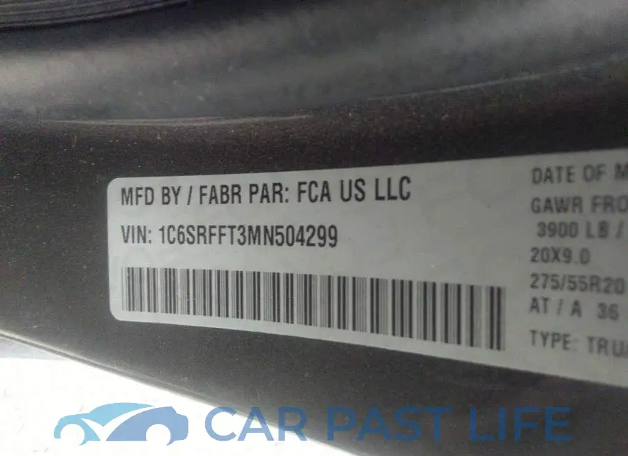 1C6SRFFT3MN504299# 9