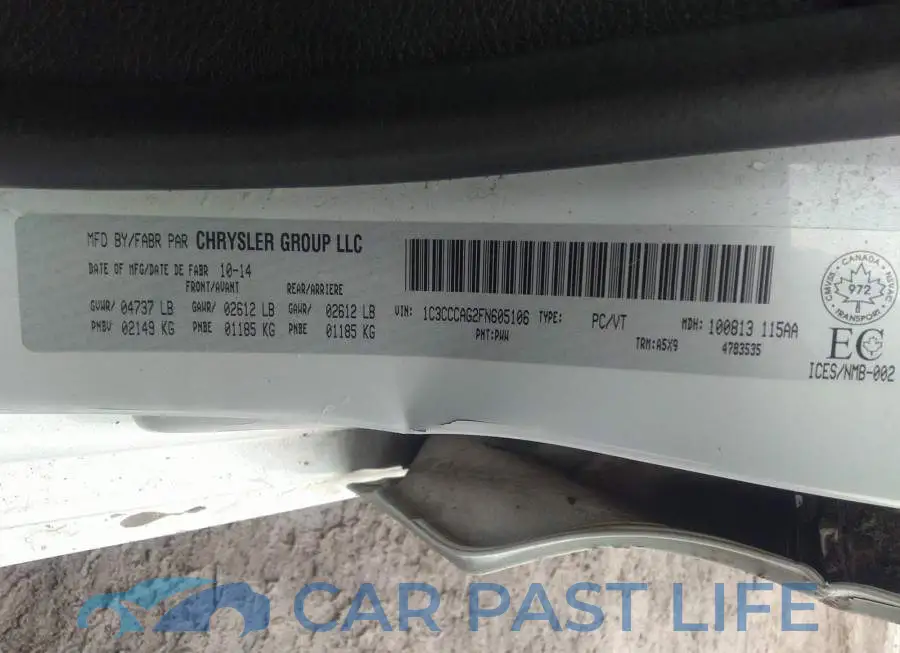 1C3CCCAG2FN605106# 9