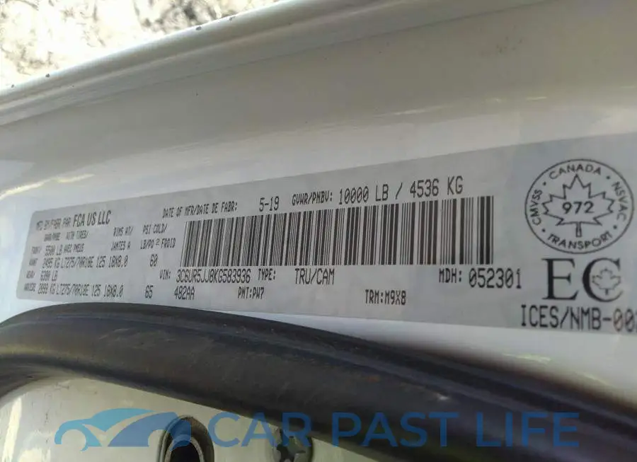 3C6UR5JJ8KG583936# 9