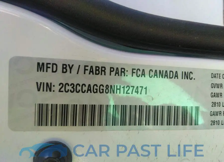2C3CCAGG8NH127471# 9