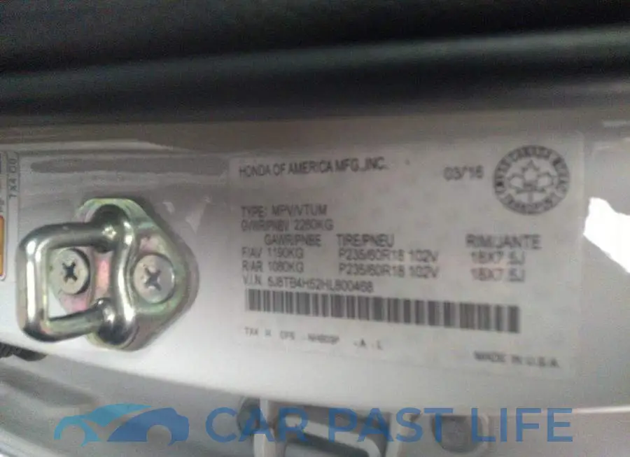 5J8TB4H52HL800468# 9