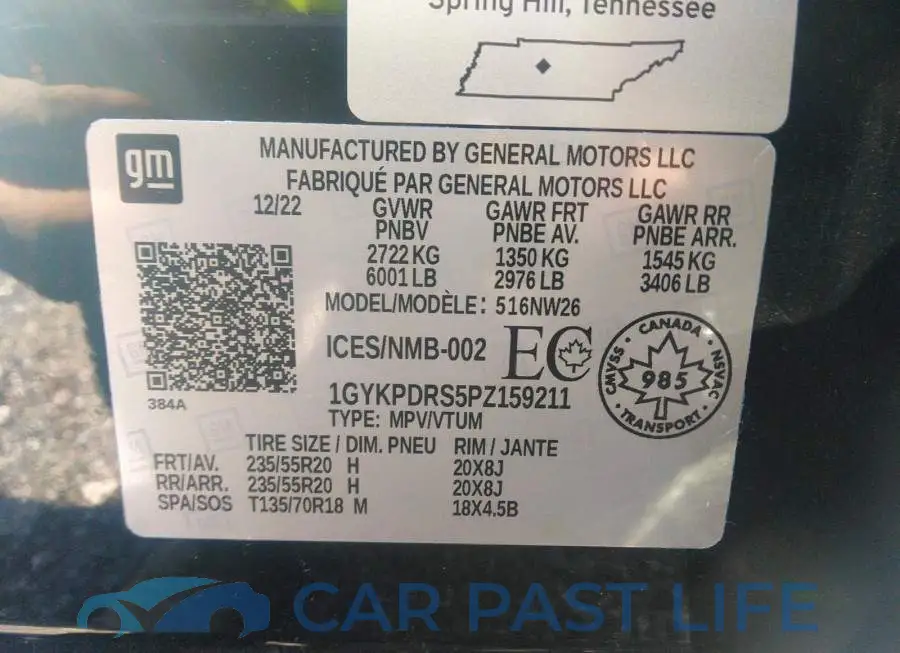 1GYKPDRS5PZ159211# 9