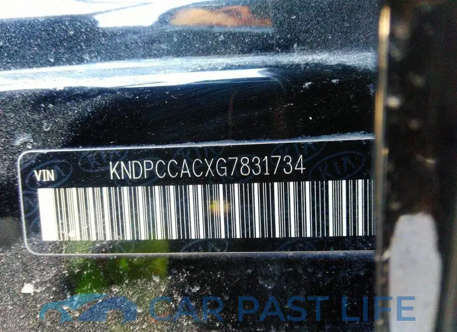 KNDPCCACXG7831734# 9