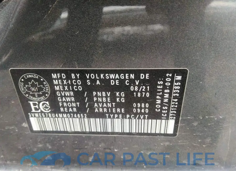 3VWE57BU4MM074652# 9
