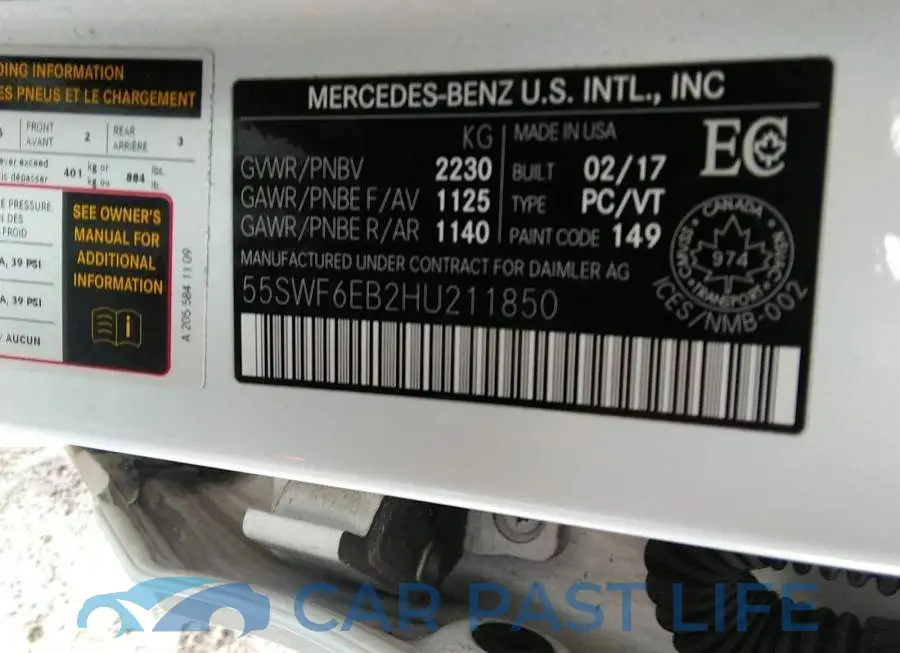 55SWF6EB2HU211850# 9