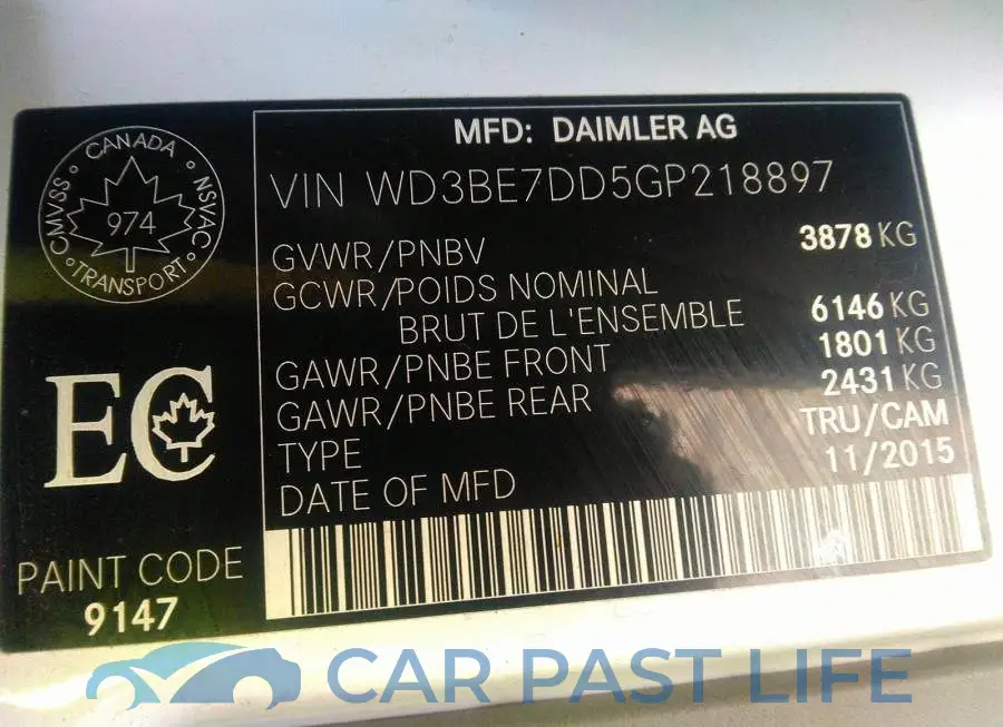 WD3BE7DD5GP218897# 9