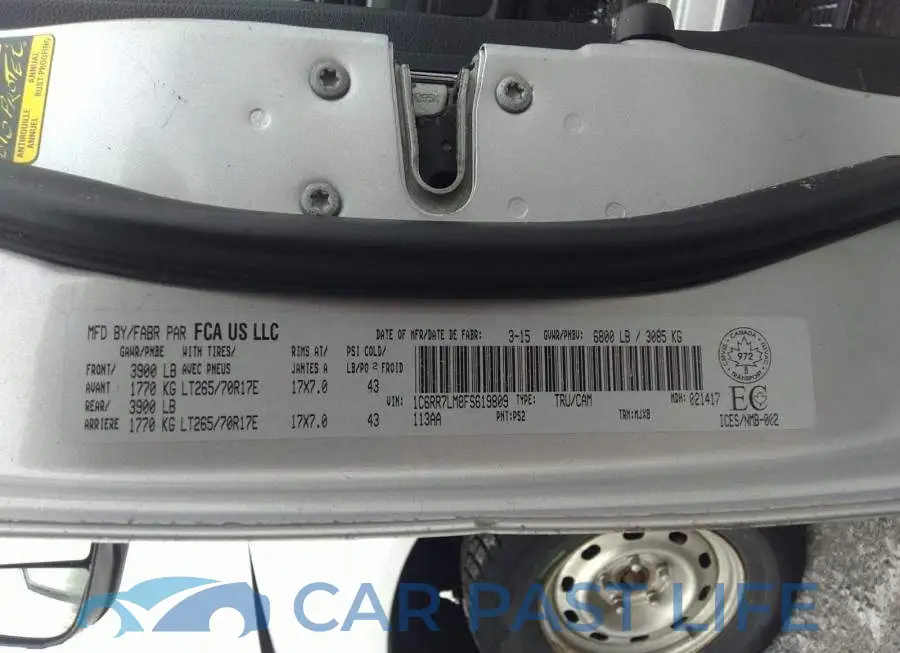 1C6RR7LM8FS619809# 9