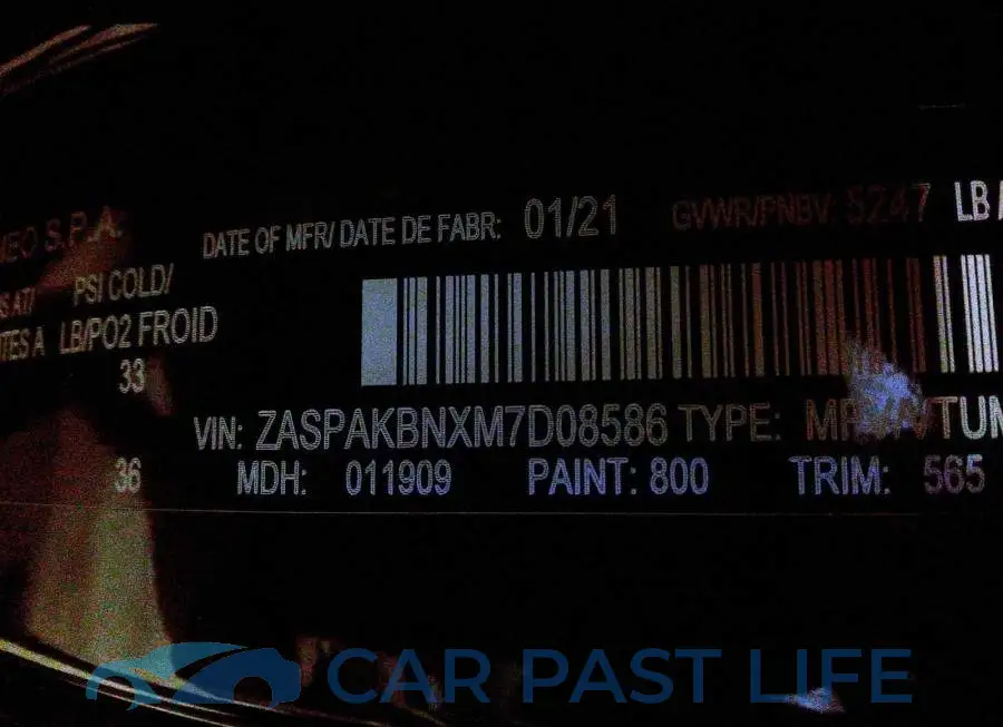 ZASPAKBNXM7D08586# 9