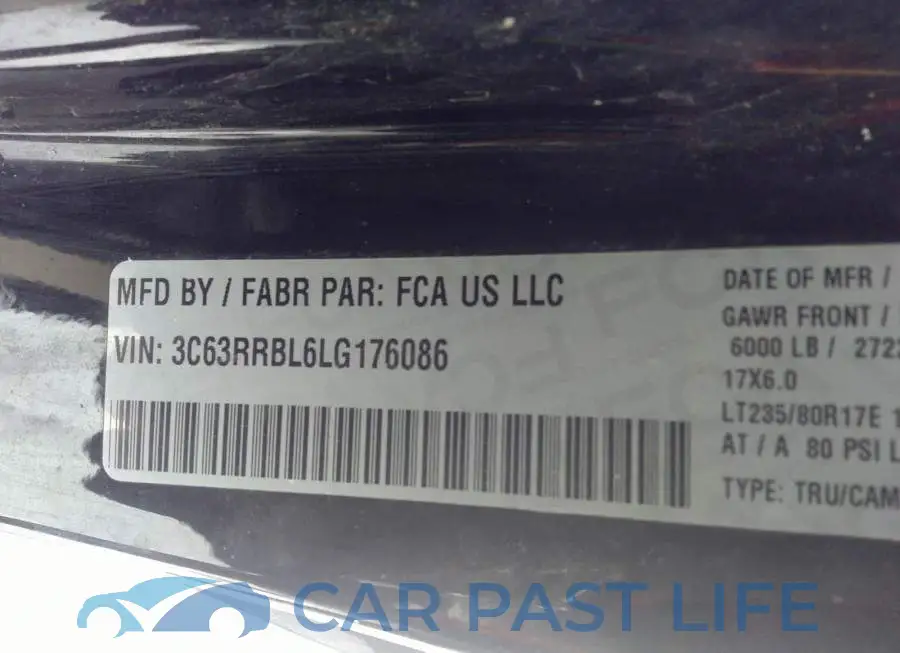 3C63RRBL6LG176086# 9