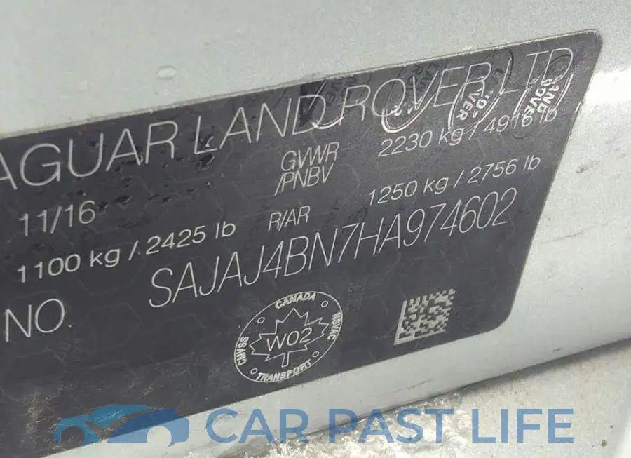 SAJAJ4BN7HA974602# 9