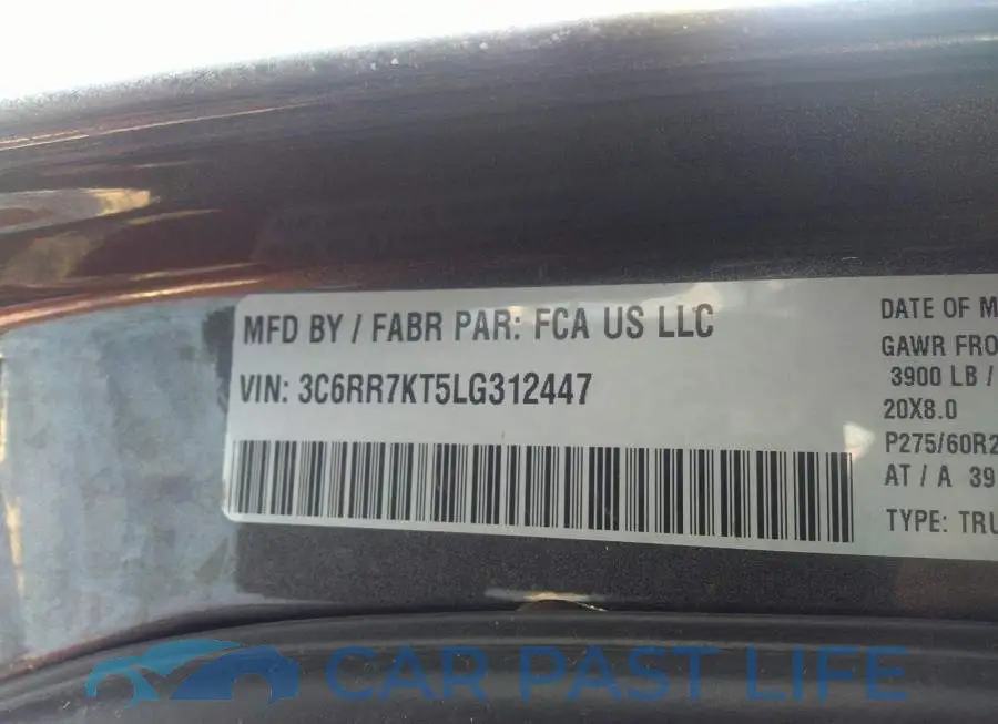 3C6RR7KT5LG312447# 9