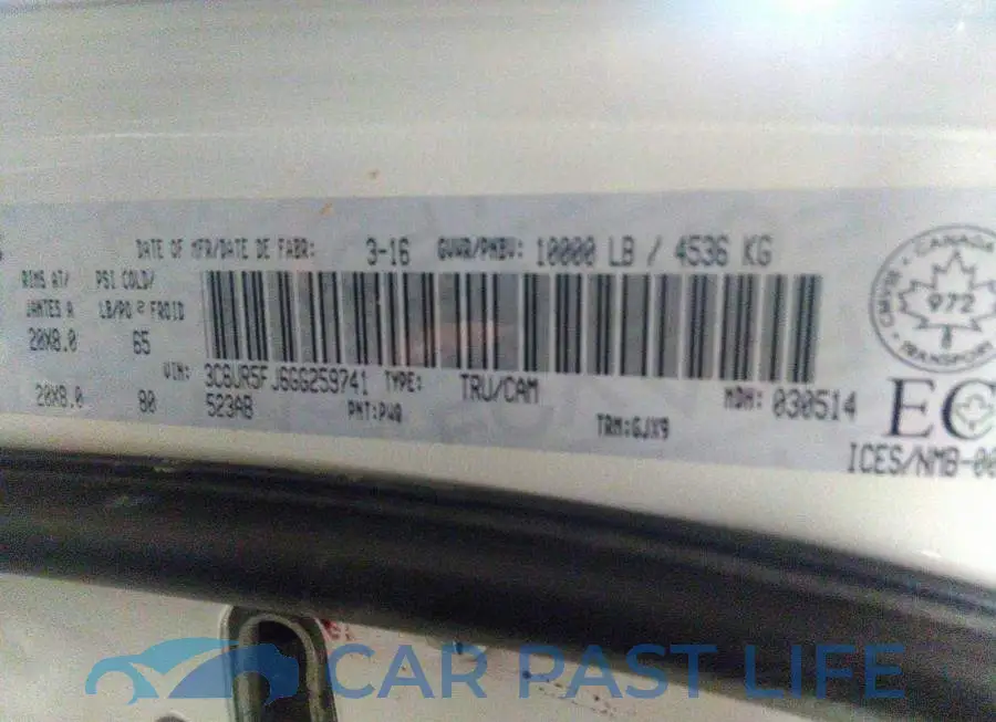 3C6UR5FJ6GG259741# 9