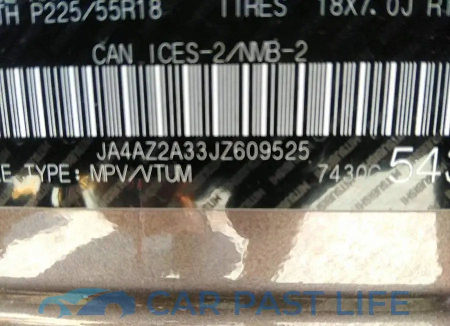 JA4AZ2A33JZ609525# 9