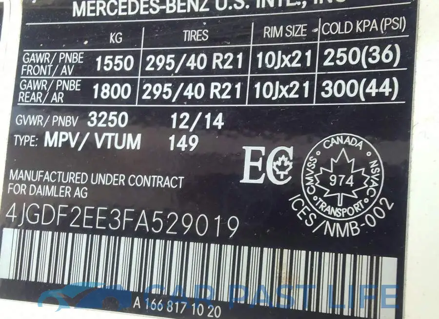 4JGDF2EE3FA529019# 9