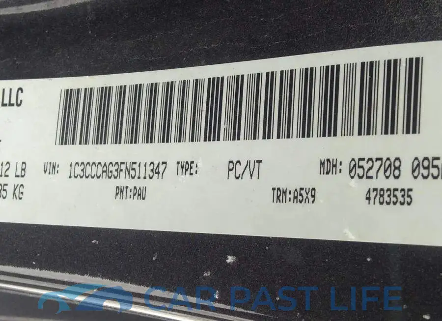1C3CCCAG3FN511347# 9