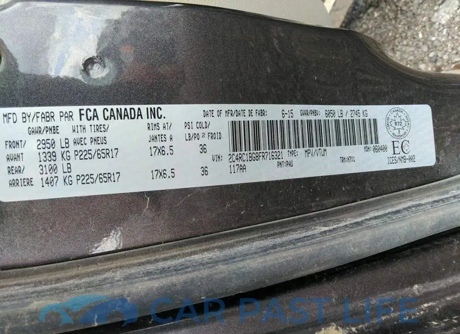2C4RC1BG8FR716321# 9