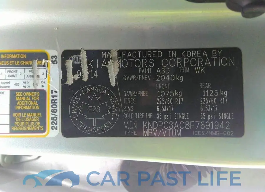 KNDPC3AC8F7691942# 9