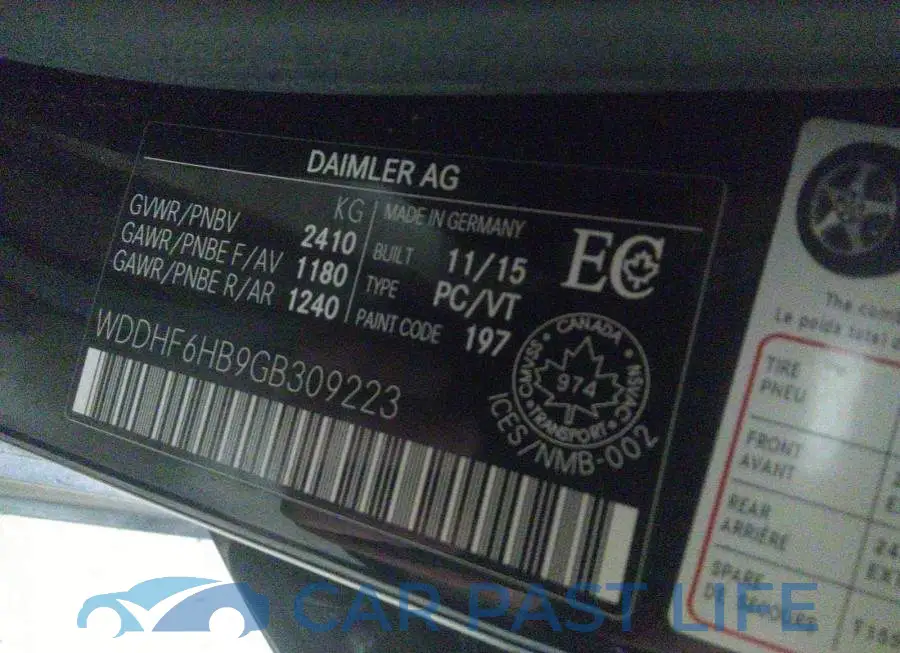 WDDHF6HB9GB309223# 9