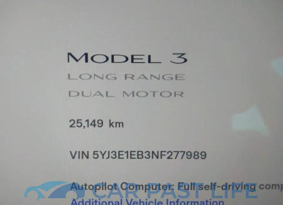 5YJ3E1EB3NF277989# 7