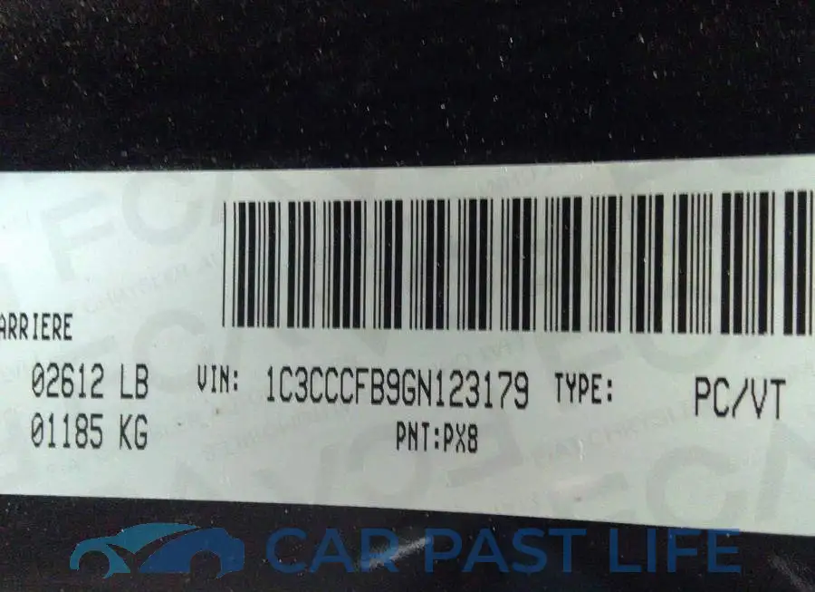 1C3CCCFB9GN123179# 9