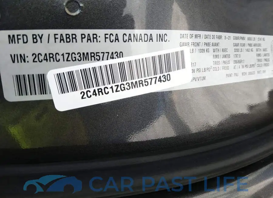2C4RC1ZG3MR577430# 9