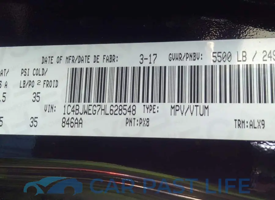 1C4BJWEG7HL628548# 9