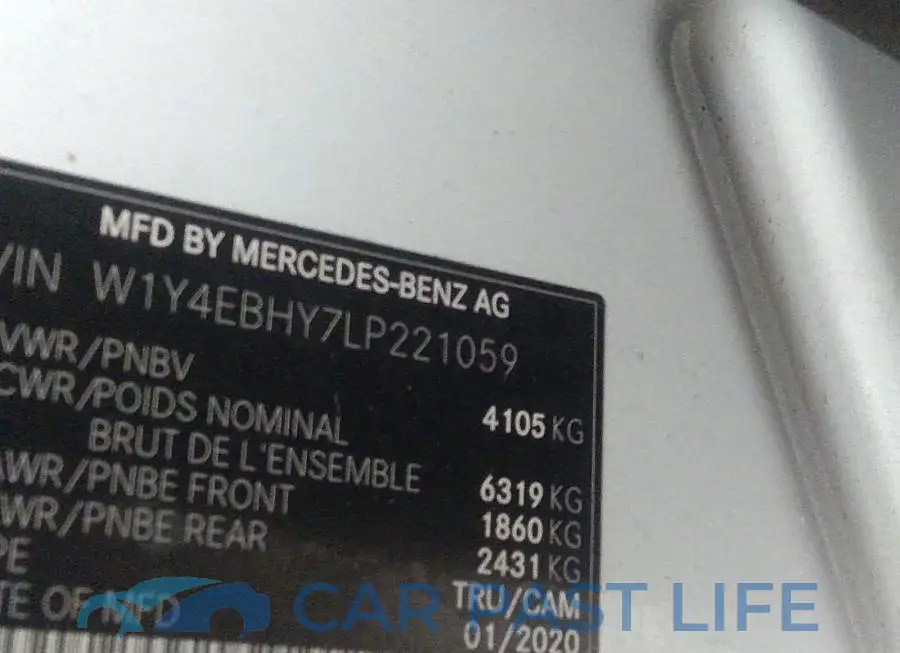 W1Y4EBHY7LP221059# 9