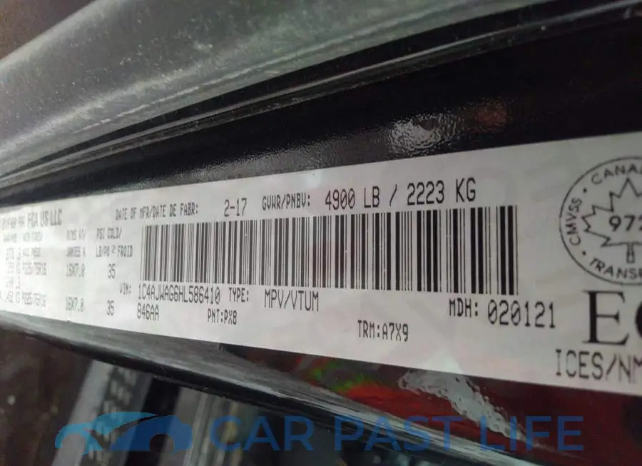 1C4AJWAG6HL586410# 9