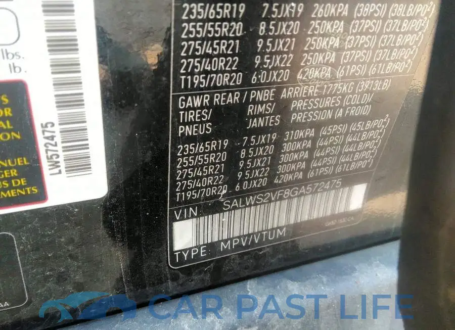 SALWS2VF8GA572475# 9